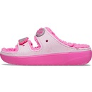 Sandália Crocs Cozzzy Barbie Sandal Electric - Feminino - Foto 3
