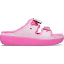 Sandália Crocs Cozzzy Barbie Sandal Electric - Feminino - Foto 1