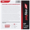 Corda para Raquete de Tênis Polyfibre Black Venom Rough 17L 1.25mm - Set Individual - Foto 3