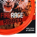 Corda para Raquete de Tênis Polyfibre Fire Rage Ribbed 17L 1.25mm - Set Individual - Foto 2