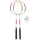 Kit de Badminton Hyper Júnior Lazer: 2 Raquetes + 2 Petecas - Infantil - Foto 1