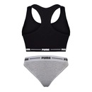 Kit Puma Top Fitness Nadador + Calcinha Biquíni - Feminino - Foto 2