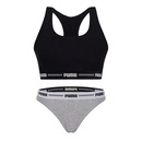 Kit Puma Top Fitness Nadador + Calcinha Biquíni - Feminino - Foto 1
