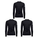 Kit de Camisas Térmicas Puma Manga Longa Uv50+ - 3 Unidades - Feminina - Foto 2