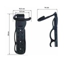 Kit Suportes para Bicicleta de Parede Vertical Rava Gancho Fixo - 3 Unidades - Foto 4