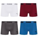 Kit de Cuecas Boxer Puma sem Costura - 4 Unidades - Adulto - Foto 1