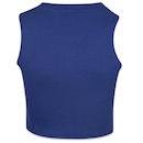 Blusa Cropped New Era Mlb Los Angeles Dodgers Logo - Feminina - Foto 2