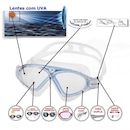 Kit Máscara de Natação Gold Sports Silicone Confort Hd - Touca Pu e Protetor Nasal e Ouvido - Adulto - Foto 2