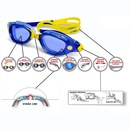 Óculos de Natação Gold Sports Conquest Hd 180° de Visão - Adulto - Foto 2