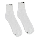 Kit Meias Cano Médio Finta Algodão - 3 Pares - Adulto - Foto 7