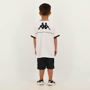 Kit Uniforme Vasco Supporter 2023 Kappa - Infantil - Foto 3