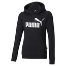 Blusão de Moletom com Capuz Puma Essentials Logo - Infantil - Foto 1