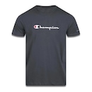 Camiseta Champion Mc Logo Script Ink Peppercorn - Masculina - Foto 1