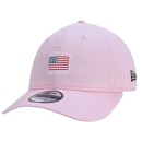 Boné Aba Curva New Era Bandeira Eua - Strapback - Adulto - Foto 1