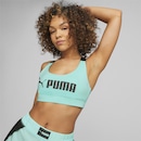 Top Fitness com Bojo Puma Mid Impact Fit Bra - Feminino - Foto 1