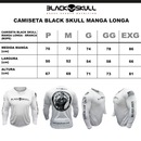 Kit Camiseta Black Skull Manga Longa Soldado Bope - 2 Unidades - Masculina - Foto 4