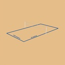 Fita de Marcação Gismar Redes para Peteca Degradê - Foto 3