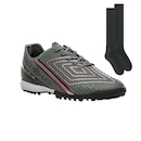 Chuteira Society Umbro Chrome + Meião - Adulto - Foto 1