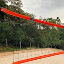 Kit Vôlei de Praia Gismar Redes com Rede Oficial 2 Faixas + Fita de Marcação - Foto 3