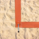Kit Vôlei de Praia Gismar Redes com Rede Oficial 2 Faixas + Fita de Marcação - Foto 7