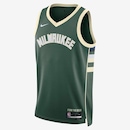 Camiseta Regata Nike Milwaukee Bucks Icon Edition 2023/24 - Masculina - Foto 1