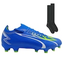 Chuteira de Campo Puma Ultra Match + 1 Par de Meião - Adulto - Foto 1