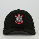 Boné Aba Curva do Corinthians New Era 9Forty SCCP - Snapback - Adulto - Foto 2