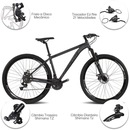 Bicicleta Aro 29 Absolute Nero Aluminio Câmbios Shimano 21V Freio a Disco - Foto 3