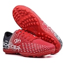 Chuteira Society Grama Sintética Runway Soccer - Adulto - Foto 3