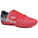 Chuteira Society Grama Sintética Runway Soccer - Adulto - Foto 1