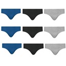 Kit Cuecas Slip Selene Algodão - Infantil - 9 unidades - Foto 1