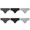 Kit Cuecas Slip Selene Algodão Infantil - 6 unidades - Foto 1