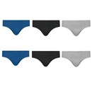 Kit Cuecas Slip Selene Algodão Infantil - 6 unidades - Foto 1