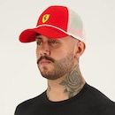 Boné Aba Curva Puma Scuderia Ferrari Sptwr Race Trucker - Snapback - Adulto - Foto 5