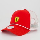 Boné Aba Curva Puma Scuderia Ferrari Sptwr Race Trucker - Snapback - Adulto - Foto 1