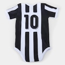 Body Do Santos Torcida Baby Uv Listrado - Infantil - Foto 2