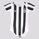 Body do Atlético Mineiro Torcida Baby Listrado Uv - Infantil - Foto 1