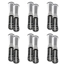 Kit Meias Cano Longo 3/4 Penalty Grip - 6 Pares - Infantil - Foto 2