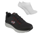 Kit Tênis Skechers Dlux Walker + Meia - Masculino - Foto 1