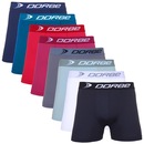 Kit 8 Cuecas Boxer Microfibra Dorbe Original - Adulto - Foto 1