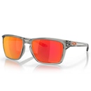 Óculos de Sol Unissex Oakley Sylas Grey Ink Prizm Ruby - Foto 1