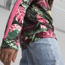 Blusão de Moletom Puma T7 Vacay Queen Printed V-Neck Terry - Infantil - Foto 4