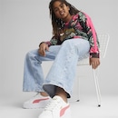 Blusão de Moletom Puma T7 Vacay Queen Printed V-Neck Terry - Infantil - Foto 6