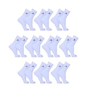 Kit Meias Cano Longo Dorbe Algodão - 38 a 43 - 10 Pares - Adulto - Foto 1