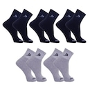 Kit Meias Cano Curto Dorbe Algodão - 5 Pares - Masculina - Foto 1