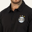 Camisa Polo do Grêmio Escudo Gfbpa Surf Center - Masculina - Foto 3
