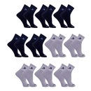 Kit Meias Cano Curto Algodão Dorbe - 38 a 43 - 10 Pares - Adulto - Foto 1