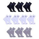 Kit Meias Cano Curto Algodão Dorbe - 38 a 43 - 10 Pares - Adulto - Foto 1