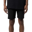 Bermuda Elástico Lost + Smurfs Comics Black - Masculina - Foto 1