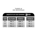 Jaqueta com Capuz WSS Windbreaker Diamond Plus Size - Feminina - Foto 7